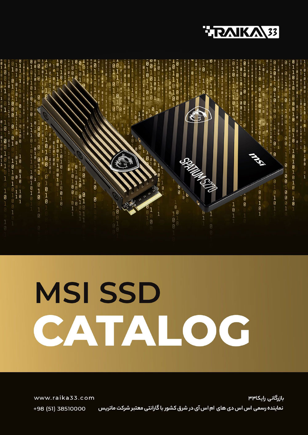 کاتالوگ SSD ام اس آی - MSI SSD Catalog
