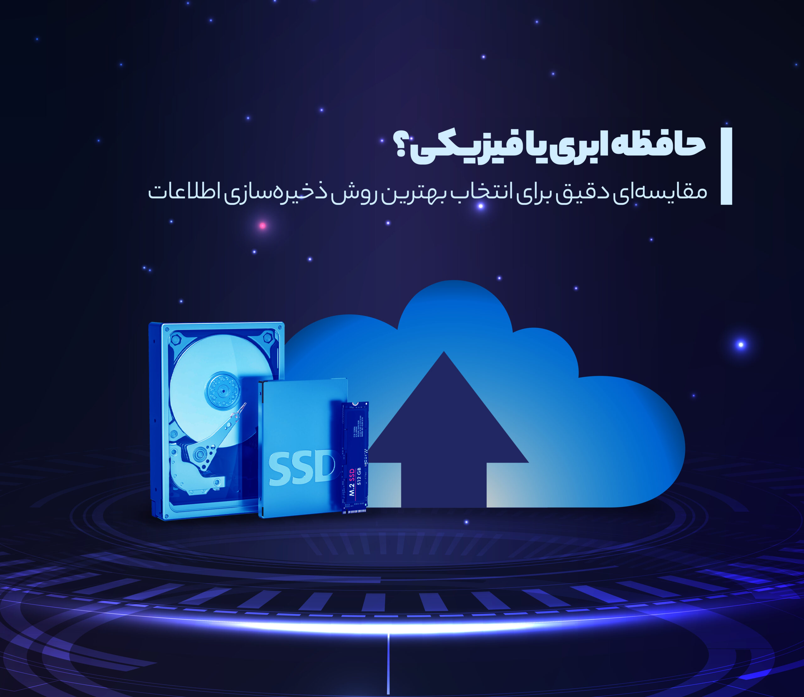 حافظه ابری یا فیزیکی؟ مقایسه‌ای دقیق برای انتخاب بهترین روش ذخیره‌سازی اطلاعات